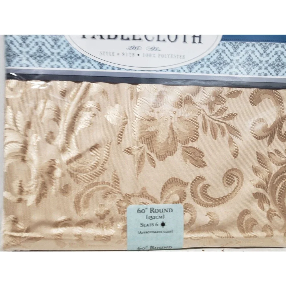 Fabric Textured Tablecloth 60